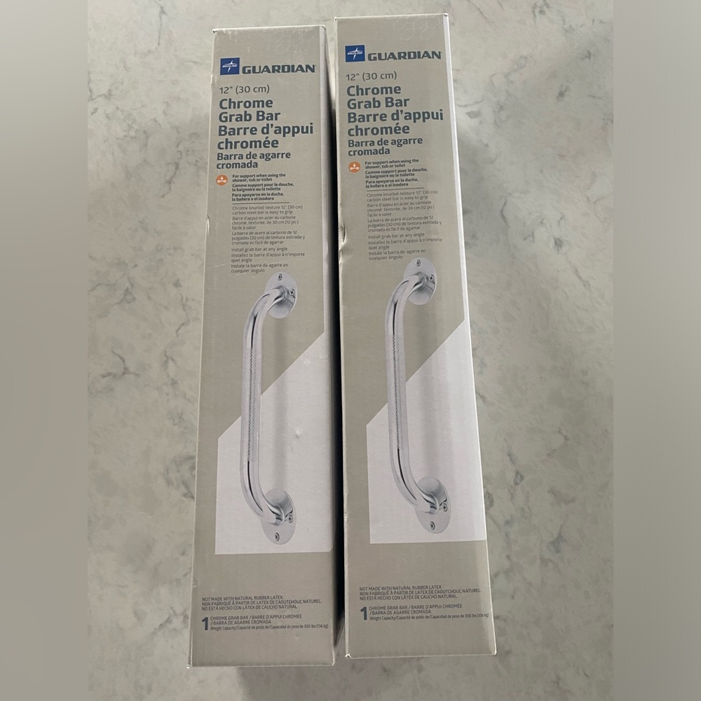 NEW 2 Guardian Chrome Grab Bars